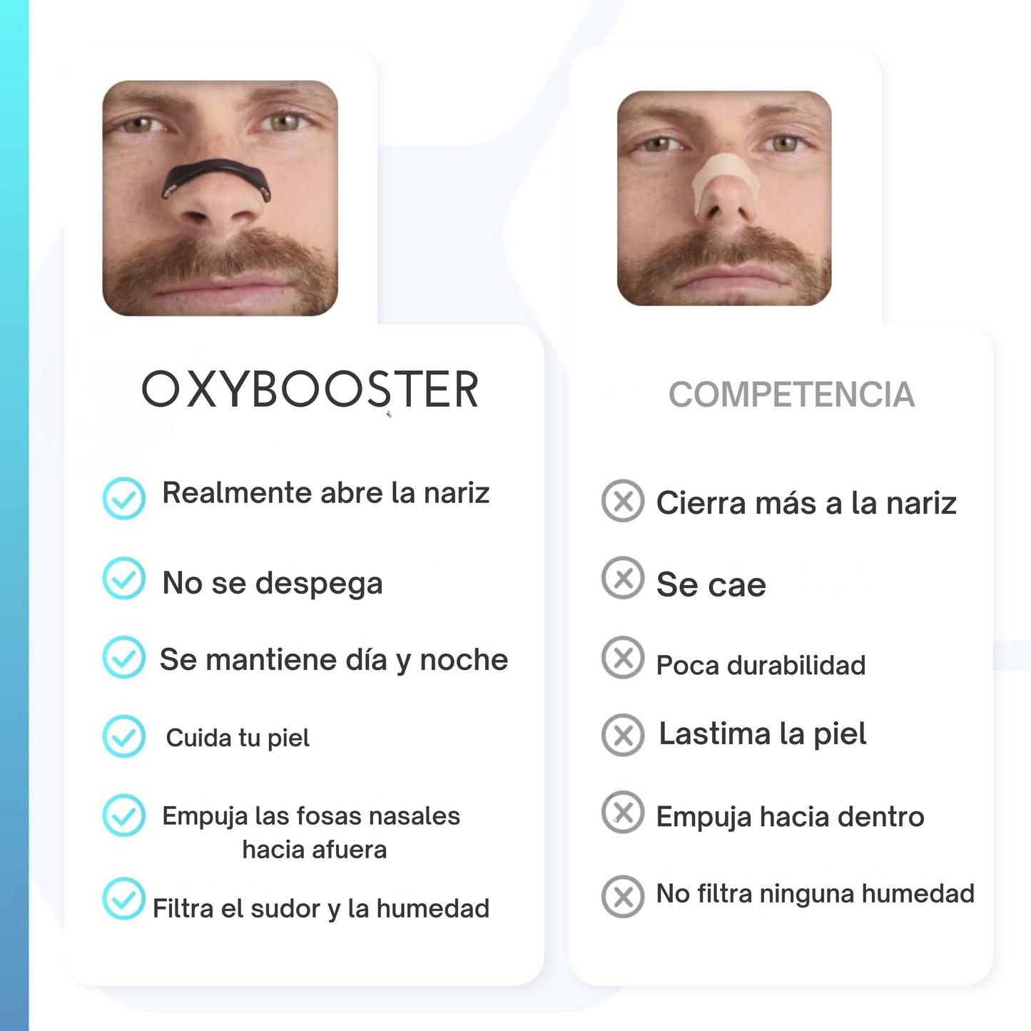 Kit Magnético Nasal ¡Respira 80% + oxígeno!